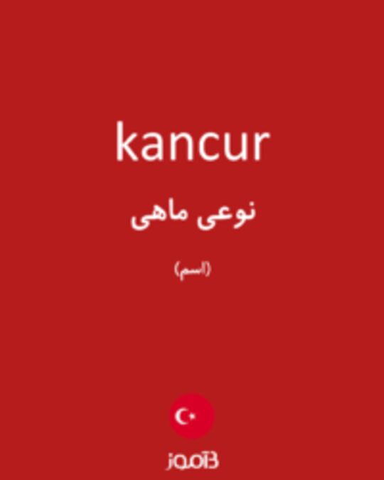  تصویر kancur - دیکشنری انگلیسی بیاموز