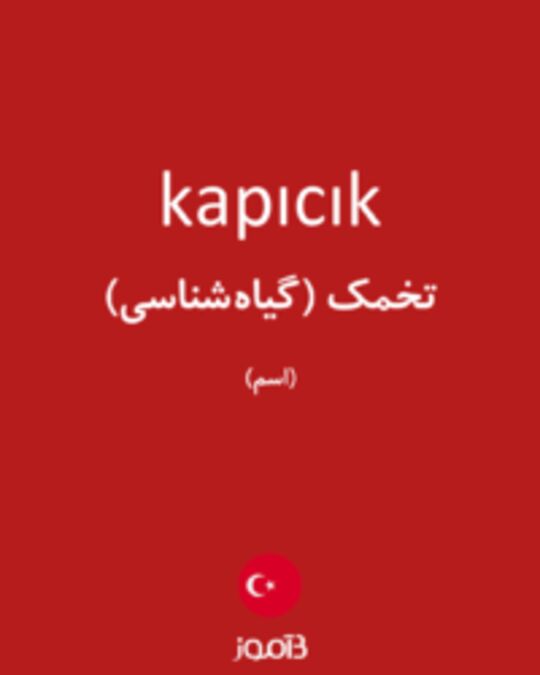  تصویر kapıcık - دیکشنری انگلیسی بیاموز