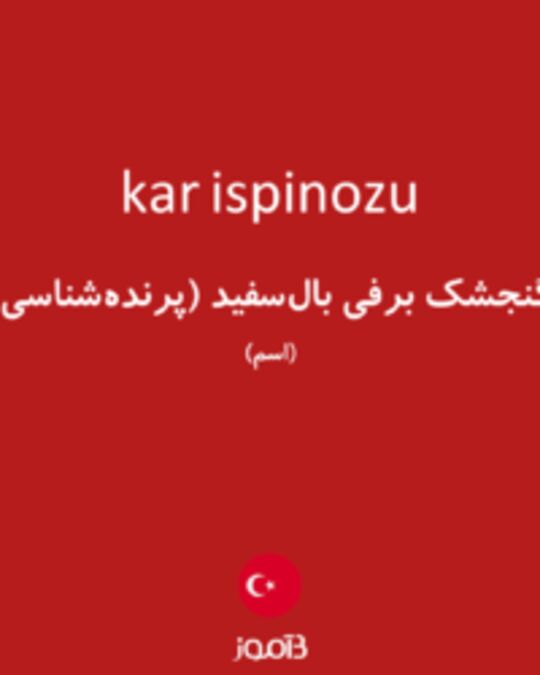  تصویر kar ispinozu - دیکشنری انگلیسی بیاموز