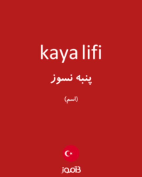  تصویر kaya lifi - دیکشنری انگلیسی بیاموز