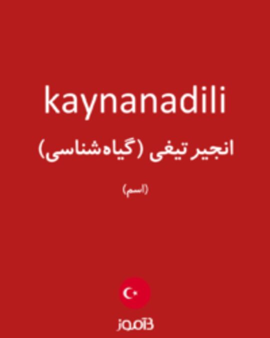  تصویر kaynanadili - دیکشنری انگلیسی بیاموز