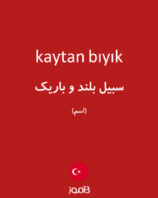  تصویر kaytan bıyık - دیکشنری انگلیسی بیاموز