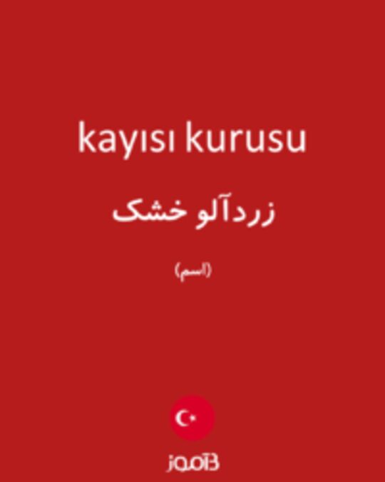  تصویر kayısı kurusu - دیکشنری انگلیسی بیاموز