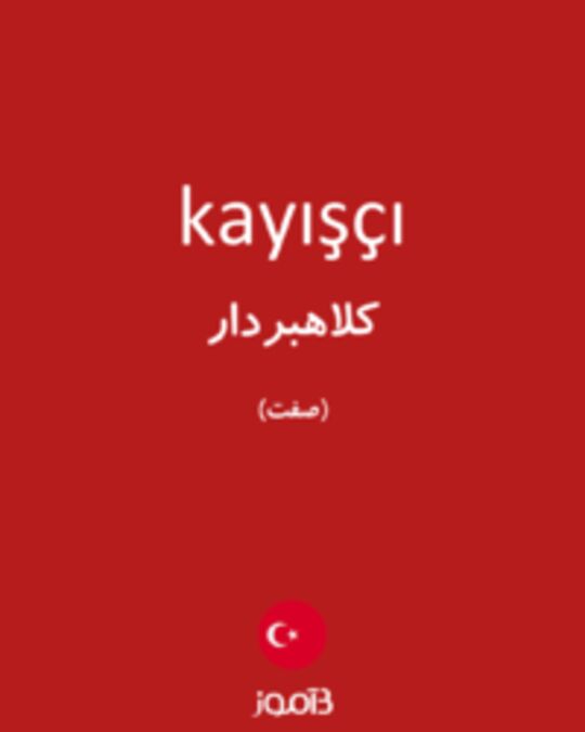  تصویر kayışçı - دیکشنری انگلیسی بیاموز