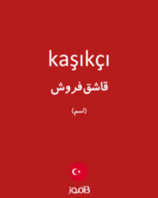  تصویر kaşıkçı - دیکشنری انگلیسی بیاموز