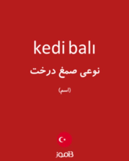  تصویر kedi balı - دیکشنری انگلیسی بیاموز