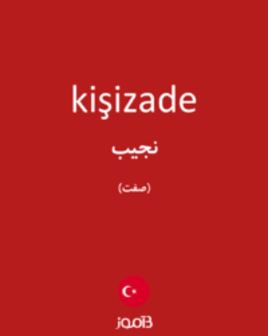  تصویر kişizade - دیکشنری انگلیسی بیاموز