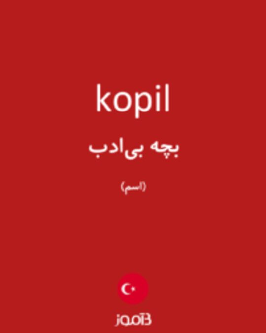  تصویر kopil - دیکشنری انگلیسی بیاموز