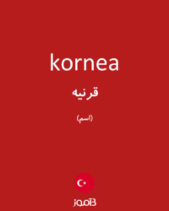  تصویر kornea - دیکشنری انگلیسی بیاموز