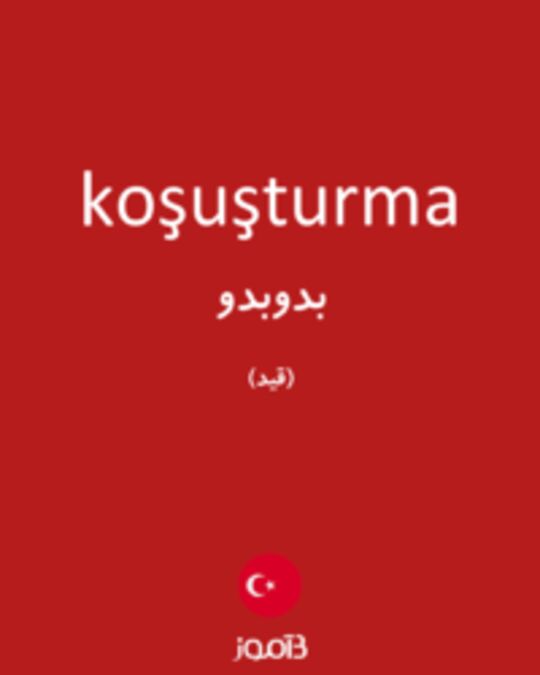  تصویر koşuşturma - دیکشنری انگلیسی بیاموز