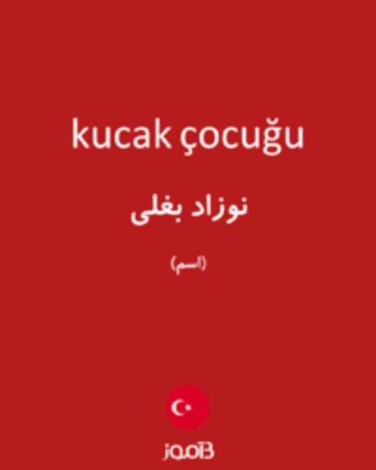  تصویر kucak çocuğu - دیکشنری انگلیسی بیاموز