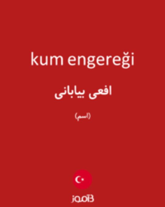  تصویر kum engereği - دیکشنری انگلیسی بیاموز