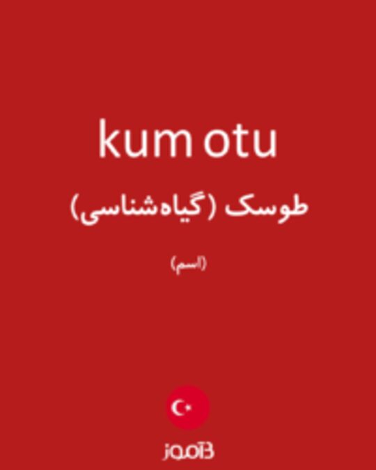  تصویر kum otu - دیکشنری انگلیسی بیاموز