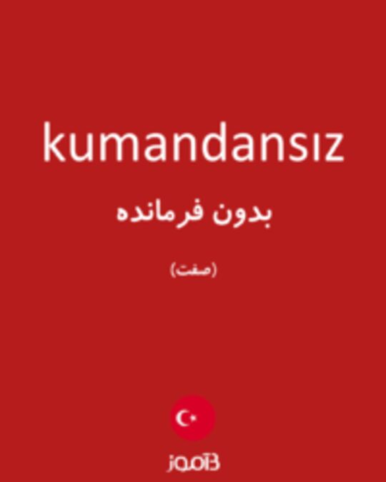  تصویر kumandansız - دیکشنری انگلیسی بیاموز