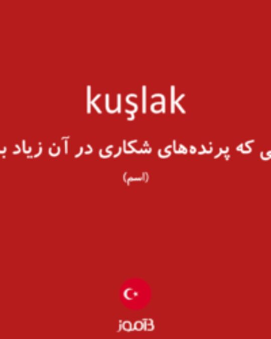  تصویر kuşlak - دیکشنری انگلیسی بیاموز