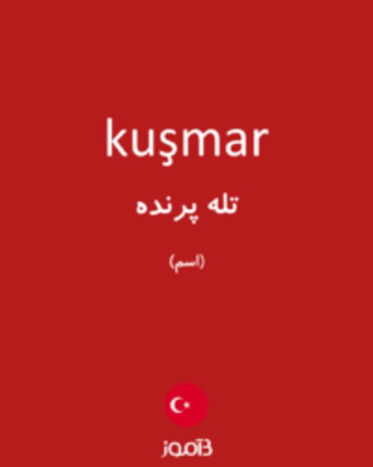  تصویر kuşmar - دیکشنری انگلیسی بیاموز