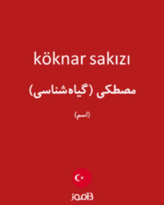  تصویر köknar sakızı - دیکشنری انگلیسی بیاموز