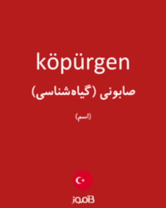  تصویر köpürgen - دیکشنری انگلیسی بیاموز