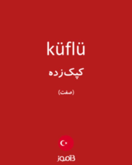  تصویر küflü - دیکشنری انگلیسی بیاموز