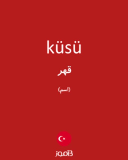  تصویر küsü - دیکشنری انگلیسی بیاموز