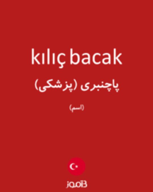  تصویر kılıç bacak - دیکشنری انگلیسی بیاموز