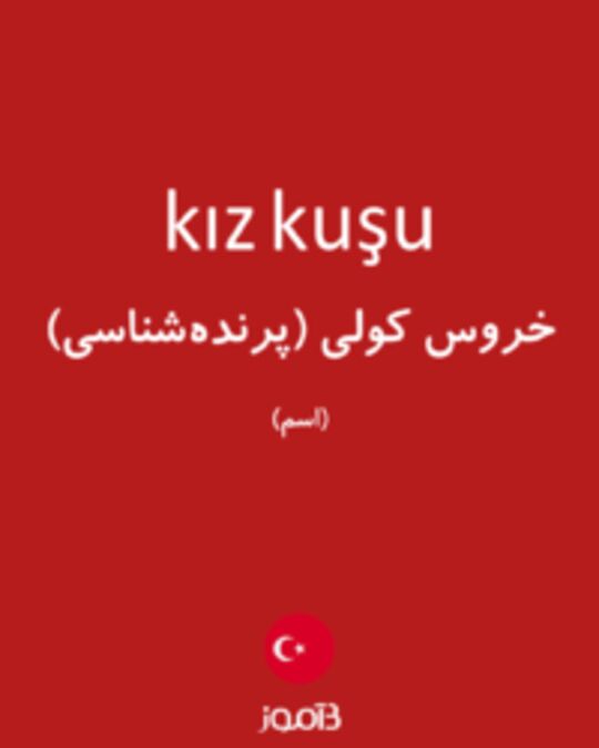  تصویر kız kuşu - دیکشنری انگلیسی بیاموز