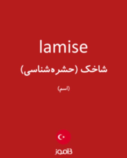  تصویر lamise - دیکشنری انگلیسی بیاموز