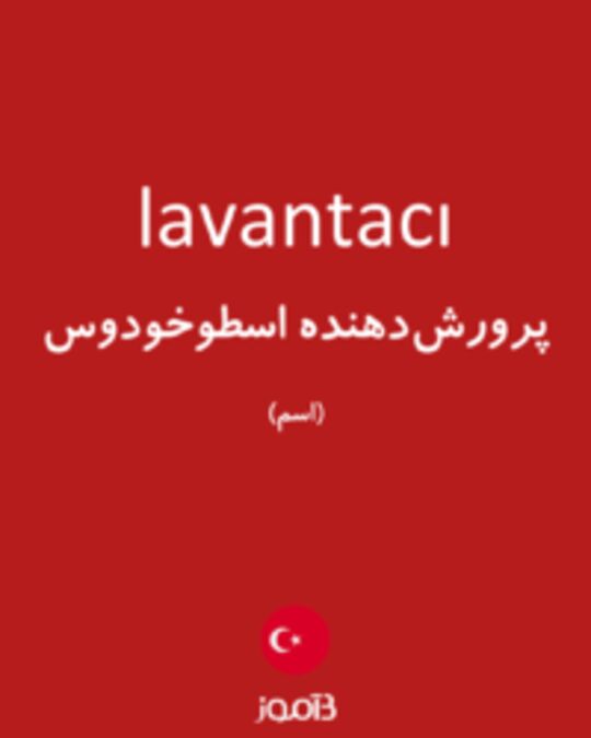  تصویر lavantacı - دیکشنری انگلیسی بیاموز