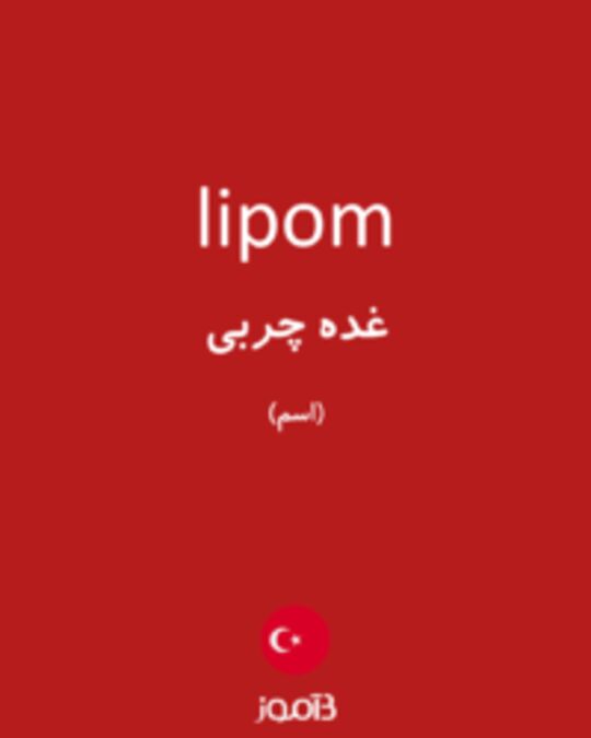  تصویر lipom - دیکشنری انگلیسی بیاموز