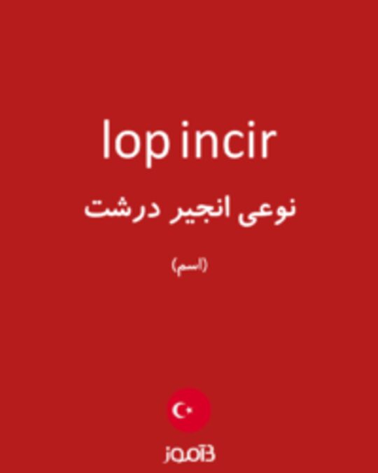  تصویر lop incir - دیکشنری انگلیسی بیاموز