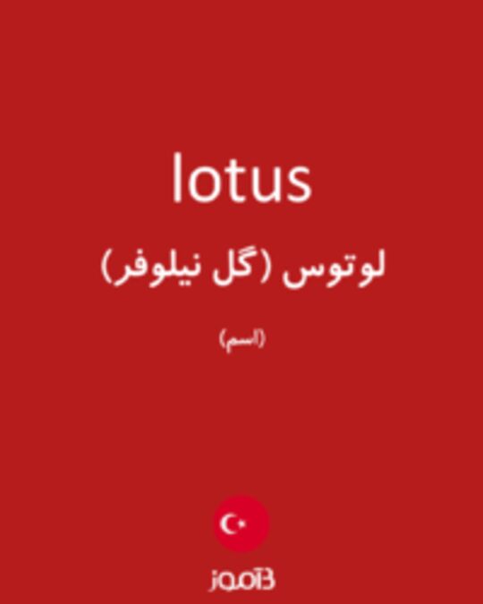  تصویر lotus - دیکشنری انگلیسی بیاموز