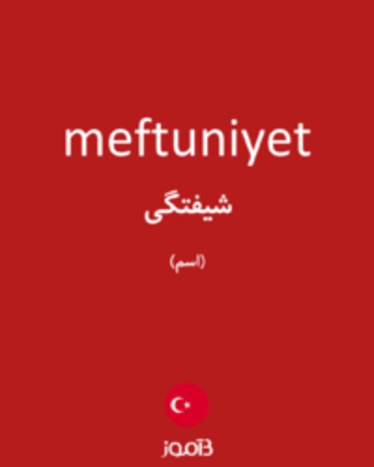  تصویر meftuniyet - دیکشنری انگلیسی بیاموز