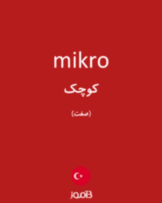  تصویر mikro - دیکشنری انگلیسی بیاموز