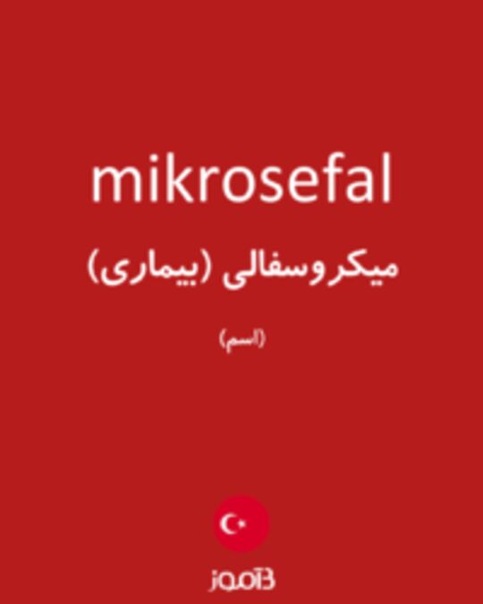  تصویر mikrosefal - دیکشنری انگلیسی بیاموز