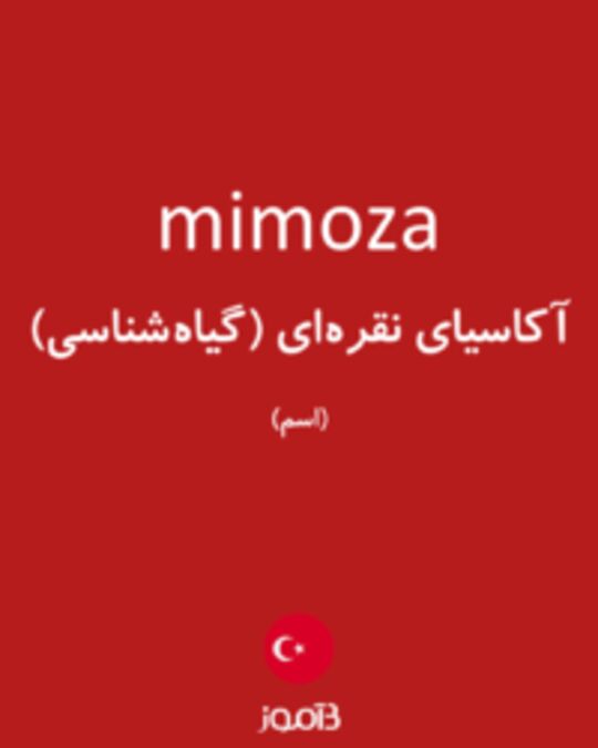  تصویر mimoza - دیکشنری انگلیسی بیاموز