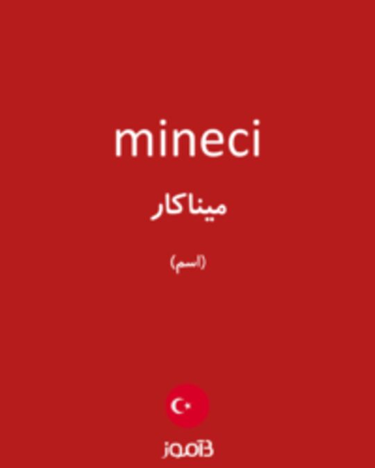  تصویر mineci - دیکشنری انگلیسی بیاموز