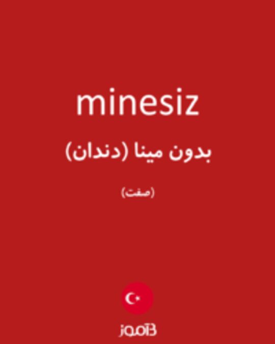  تصویر minesiz - دیکشنری انگلیسی بیاموز