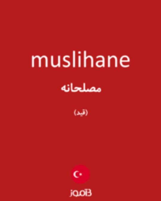  تصویر muslihane - دیکشنری انگلیسی بیاموز