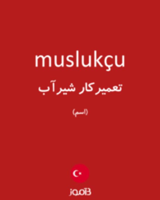  تصویر muslukçu - دیکشنری انگلیسی بیاموز