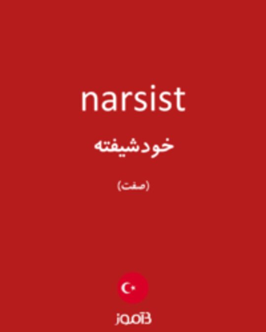  تصویر narsist - دیکشنری انگلیسی بیاموز