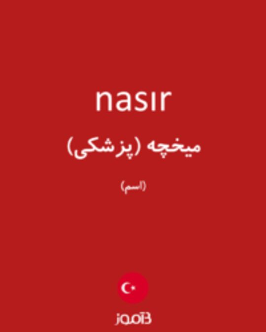  تصویر nasır - دیکشنری انگلیسی بیاموز