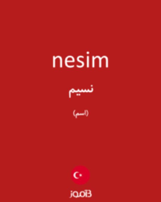  تصویر nesim - دیکشنری انگلیسی بیاموز