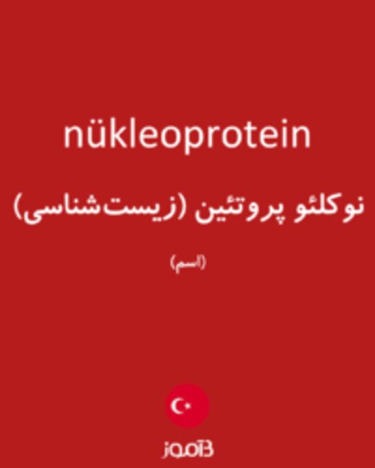  تصویر nükleoprotein - دیکشنری انگلیسی بیاموز