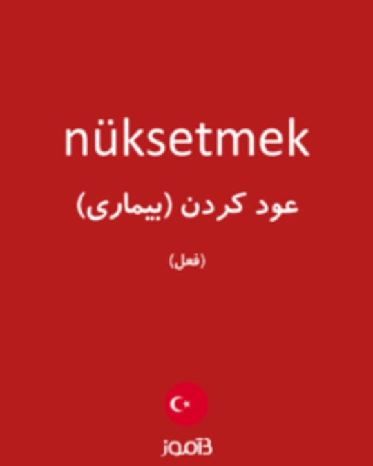  تصویر nüksetmek - دیکشنری انگلیسی بیاموز