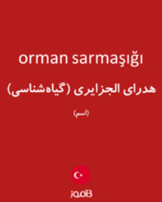  تصویر orman sarmaşığı - دیکشنری انگلیسی بیاموز