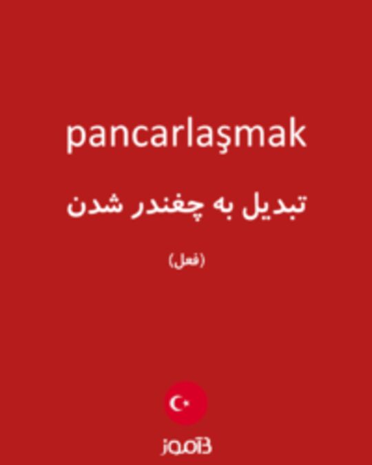  تصویر pancarlaşmak - دیکشنری انگلیسی بیاموز