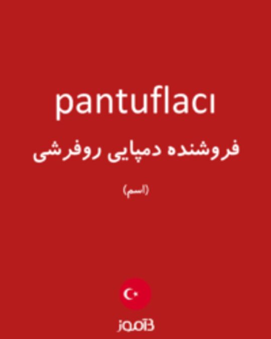  تصویر pantuflacı - دیکشنری انگلیسی بیاموز