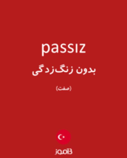  تصویر passız - دیکشنری انگلیسی بیاموز