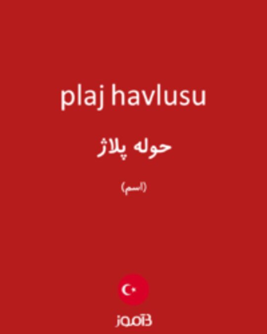  تصویر plaj havlusu - دیکشنری انگلیسی بیاموز