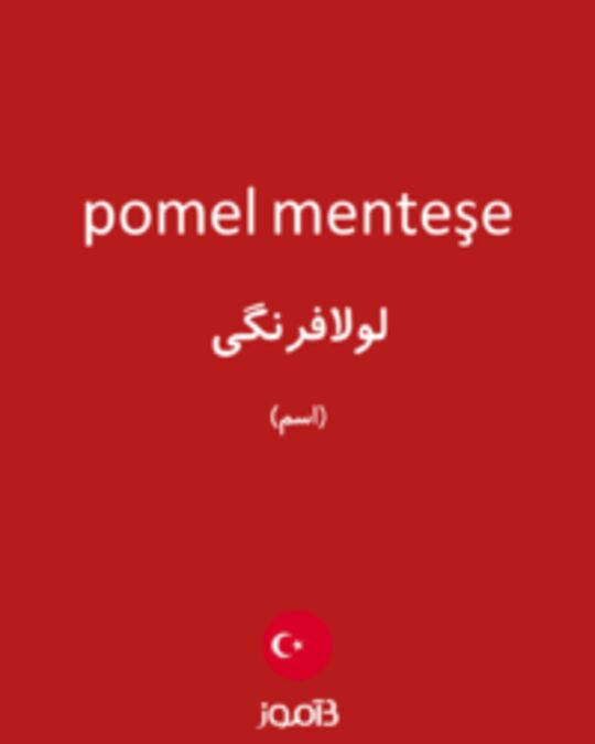  تصویر pomel menteşe - دیکشنری انگلیسی بیاموز